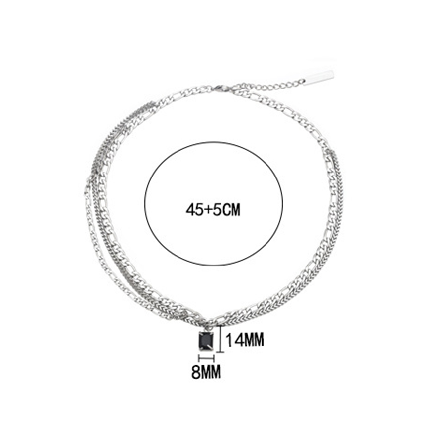 链长45cmx尾链5cmx吊坠长度14mmx吊坠宽度8mm