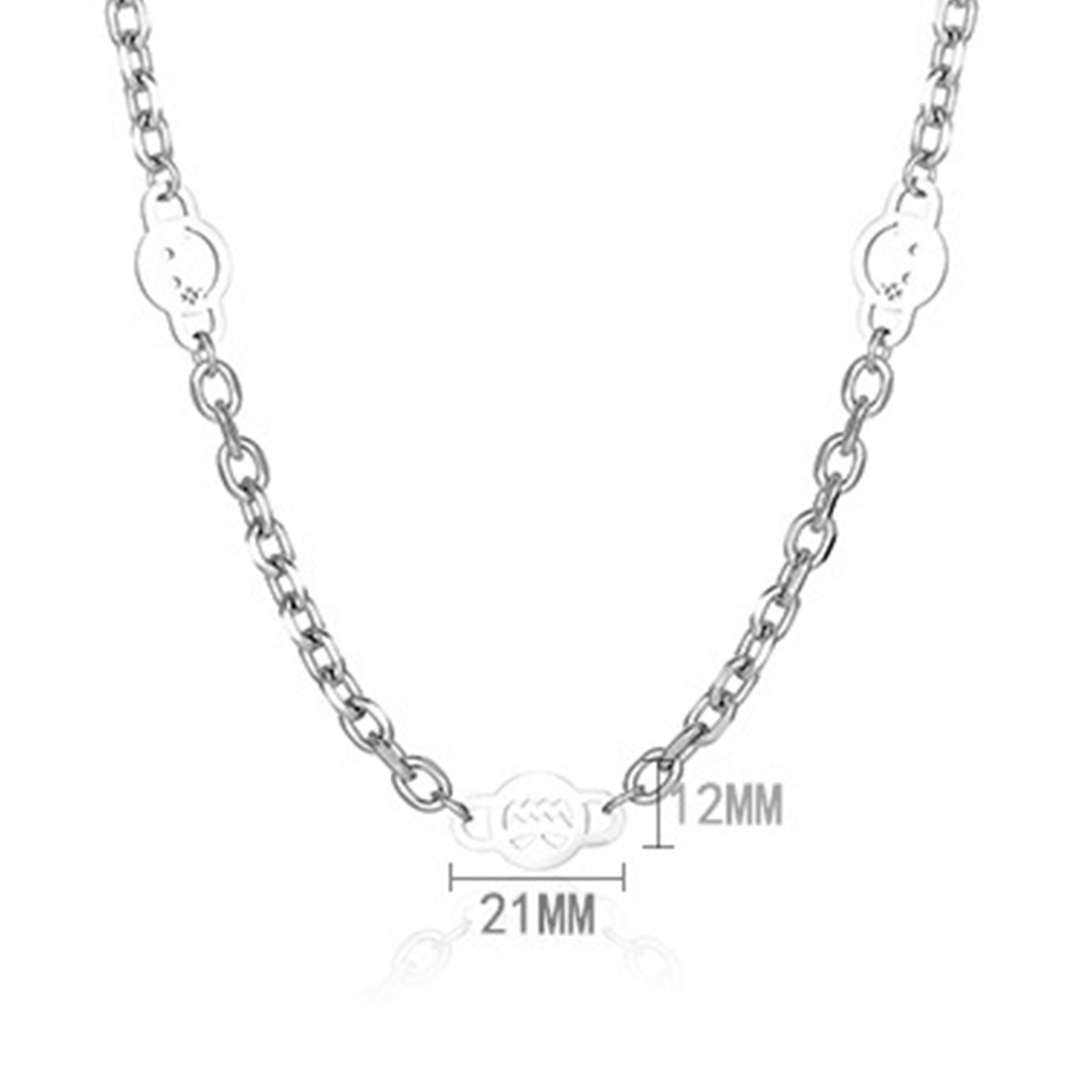 链长50cmx尾链5cmx吊坠长21mmx吊坠宽12mm