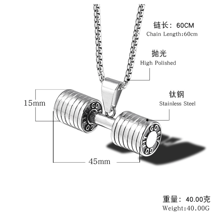链长60cmx吊坠长45mmx吊坠宽15mm