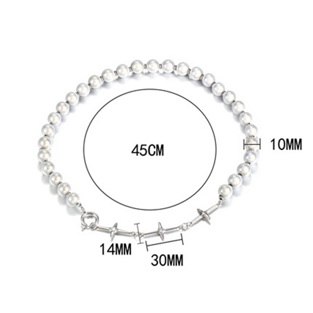 链长45cmx珍珠直径10mmx十字架长30mmx十字架宽14mm