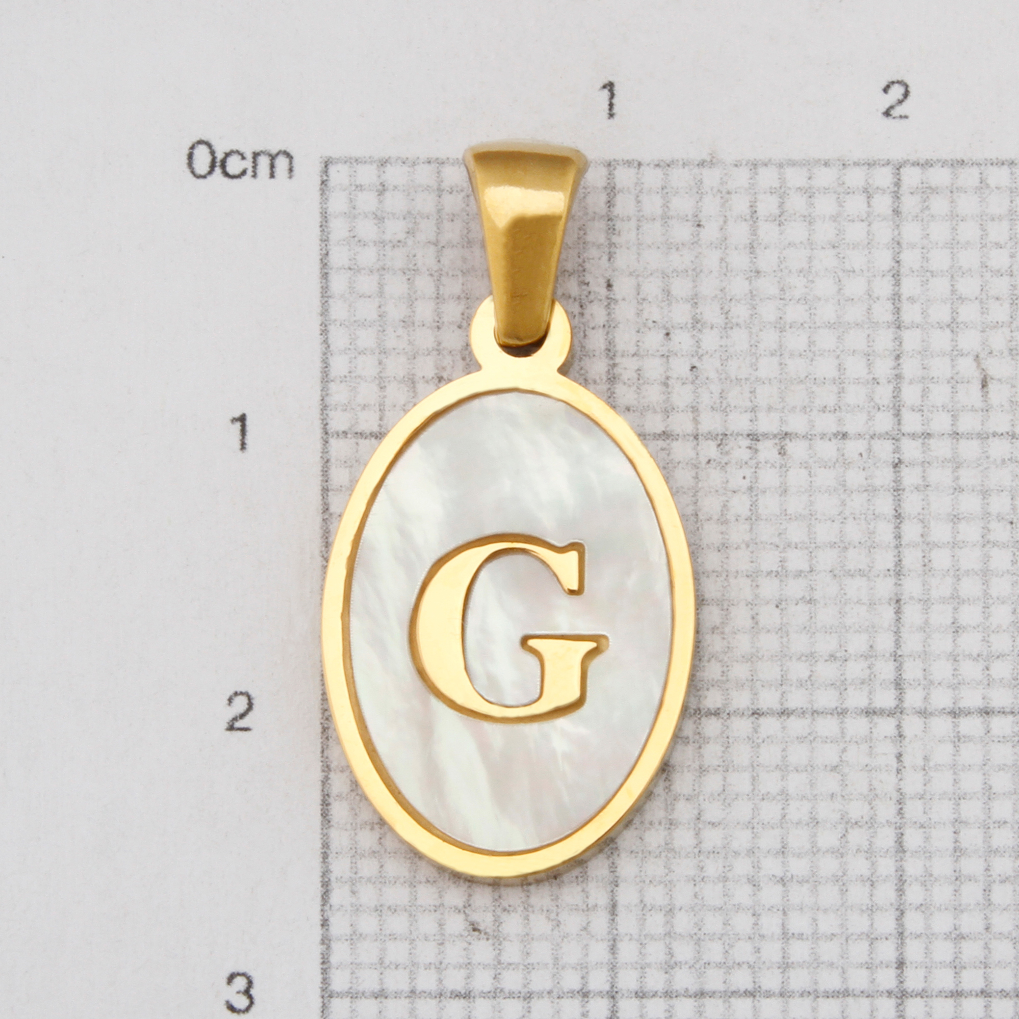 字母G吊坠