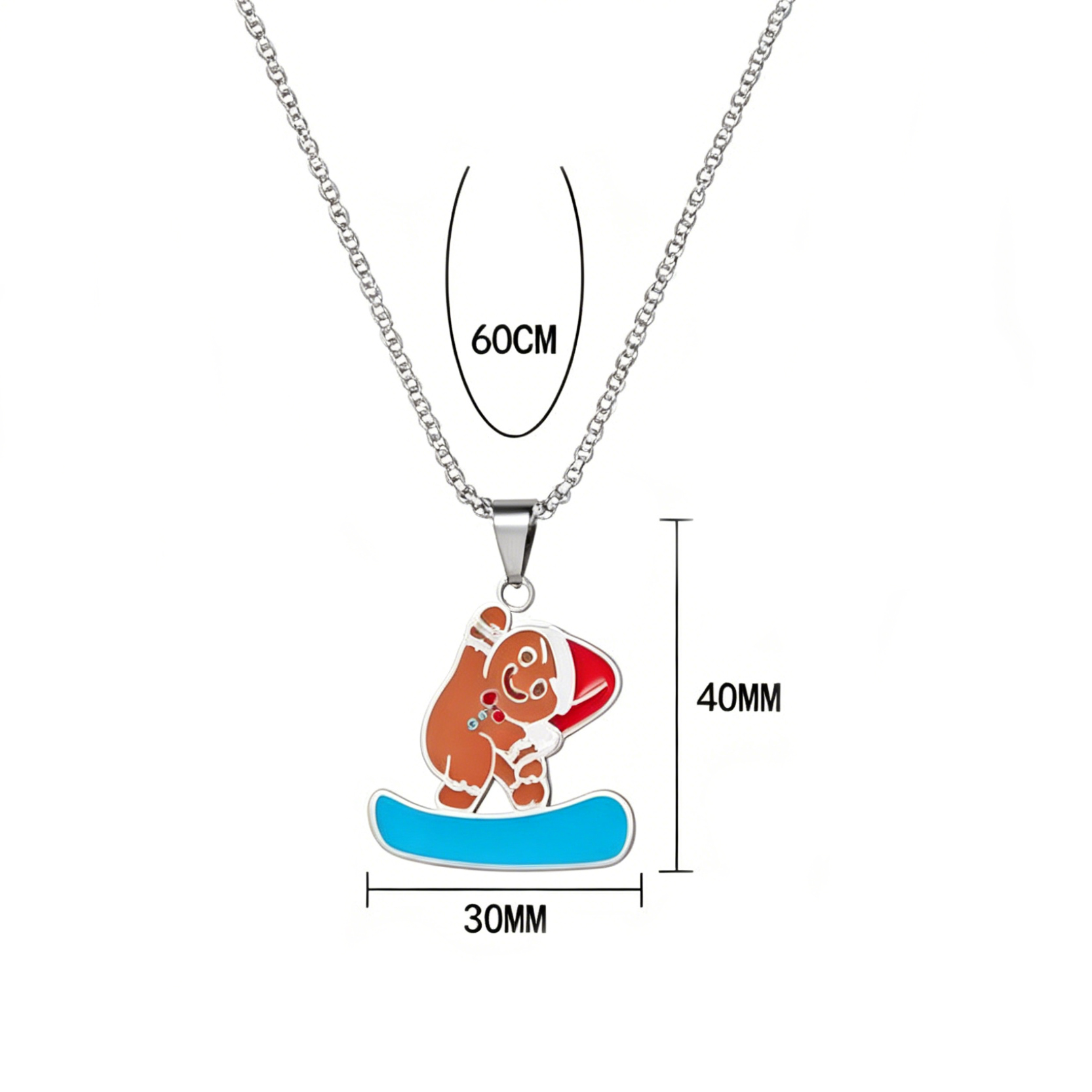 链长60cmx吊坠长度40mmx吊坠宽度30mm