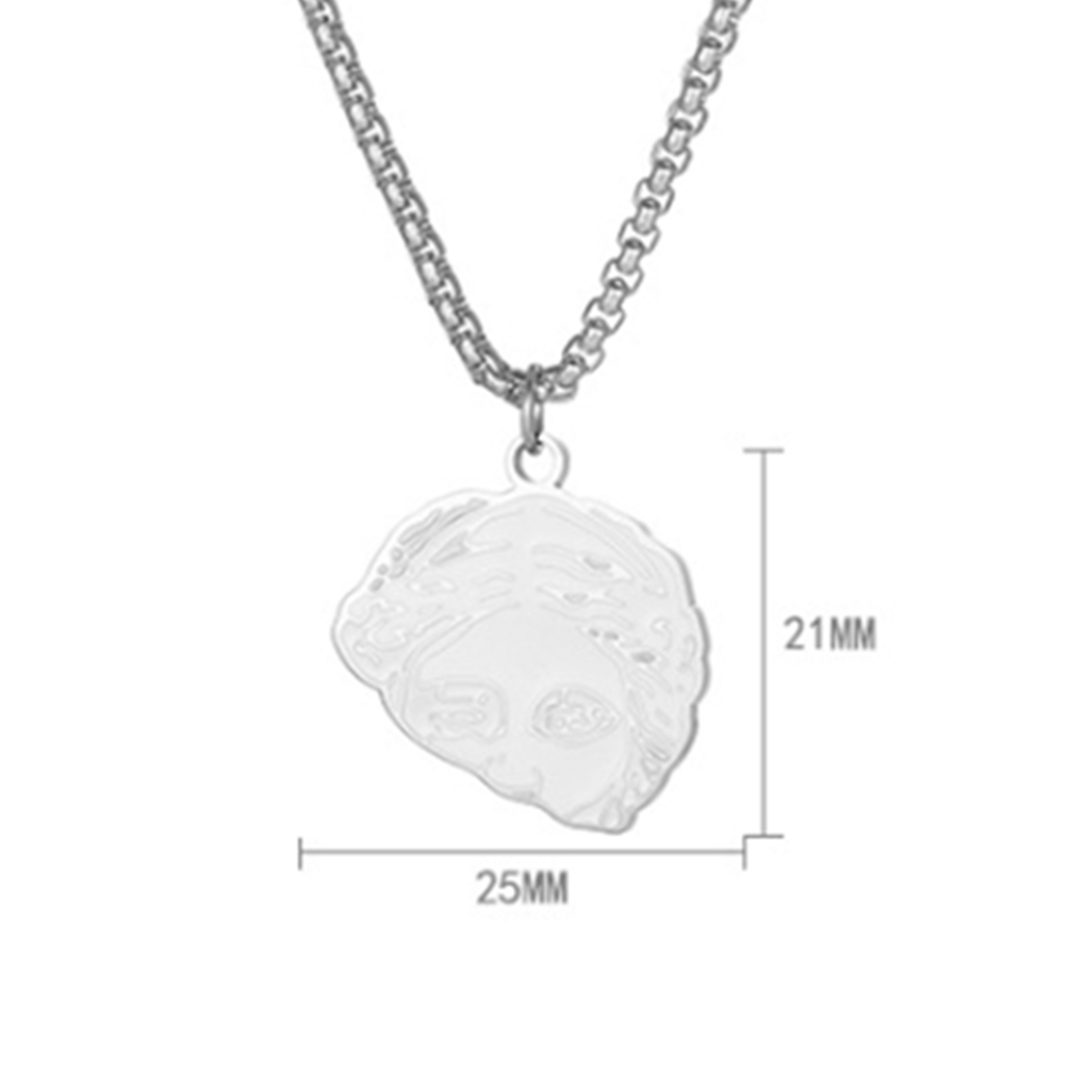 链长60cmx吊坠长25mmx吊坠宽21mm