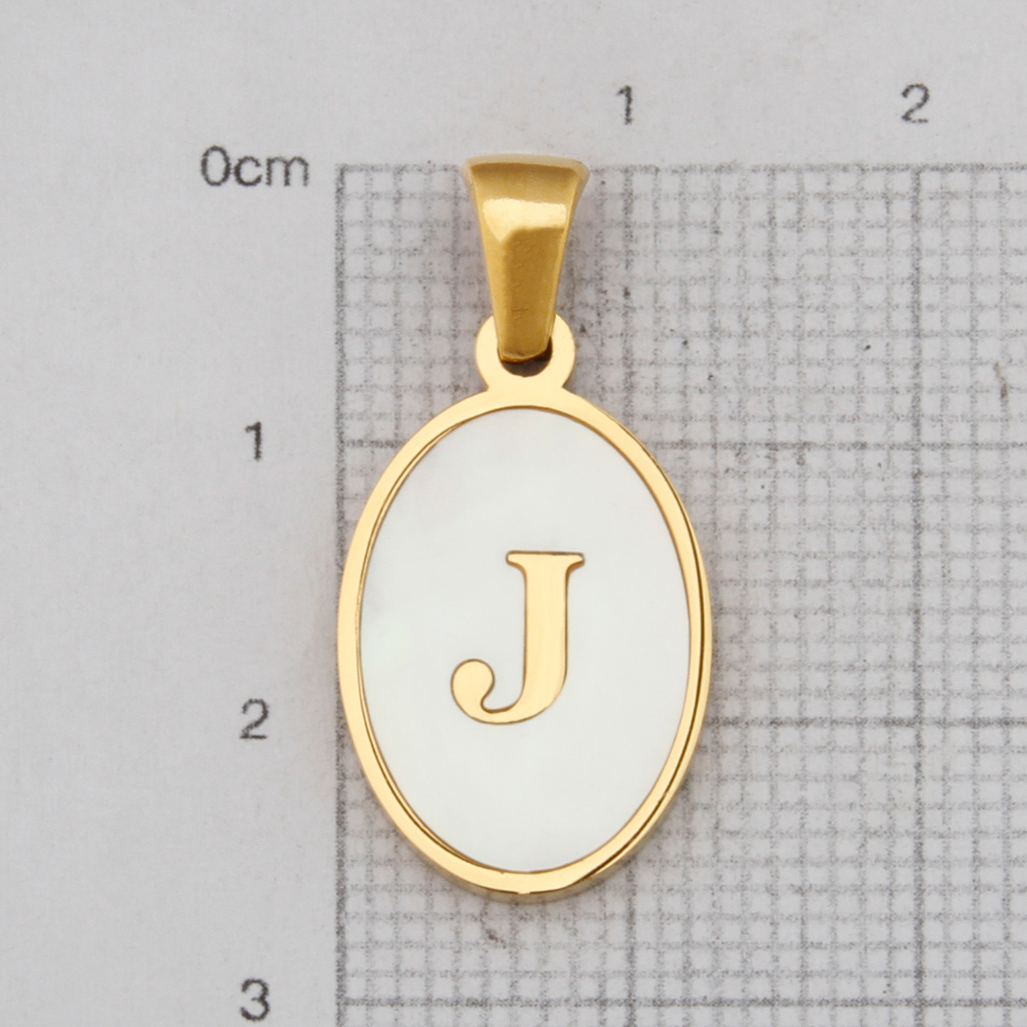 字母J吊坠