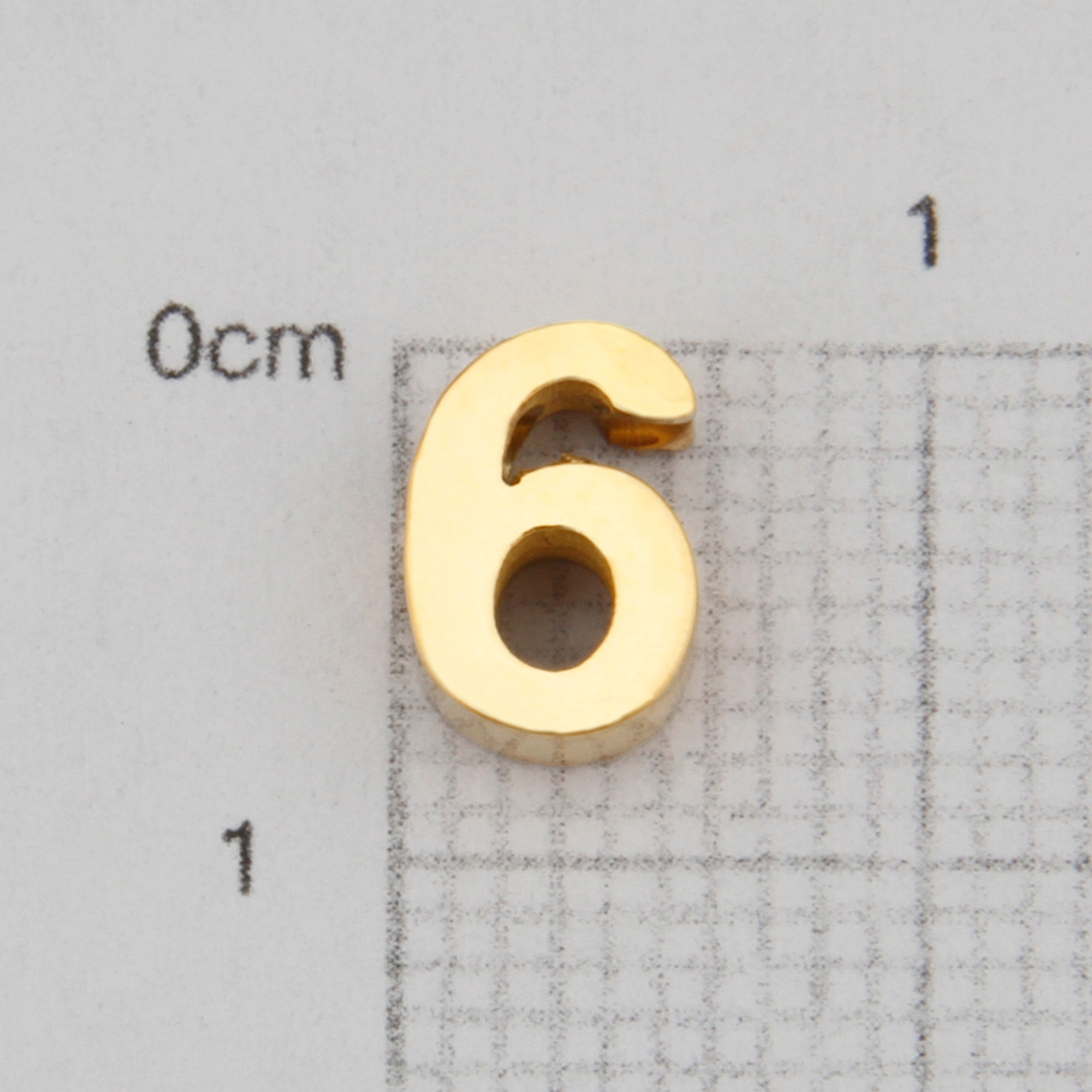 数字6吊坠
