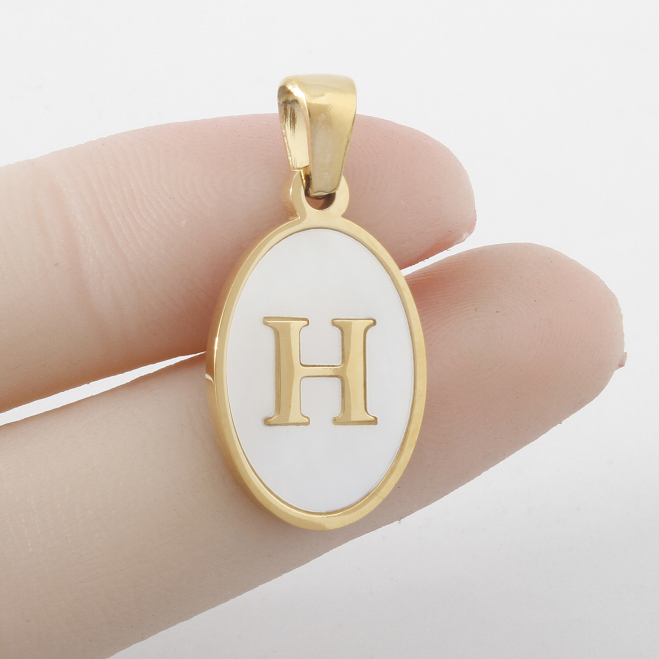 字母H吊坠