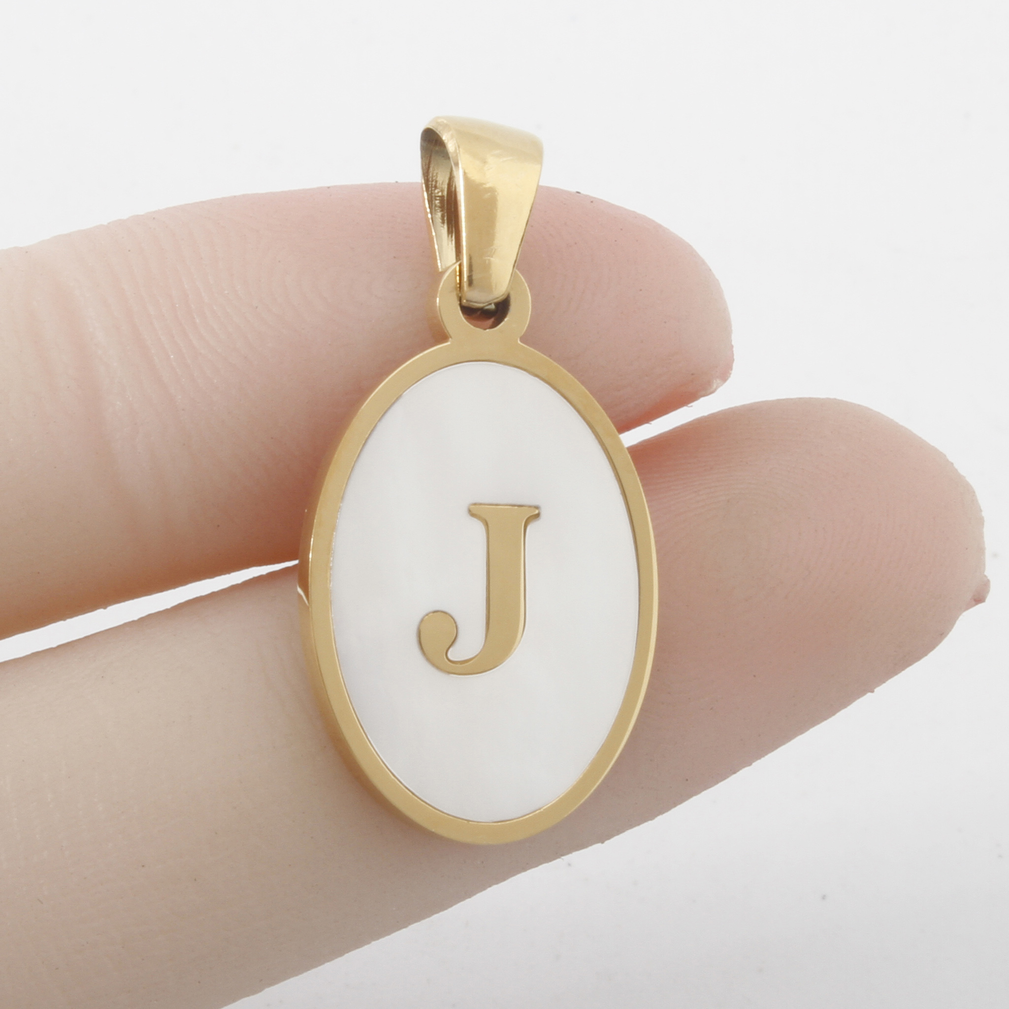 字母J吊坠