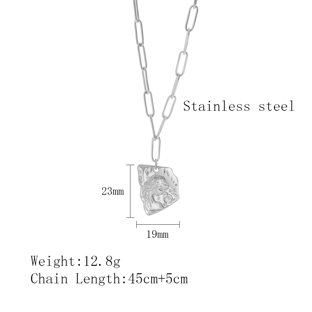 链长45cmx尾链5cmx吊坠长度23mmx吊坠宽度19mm
