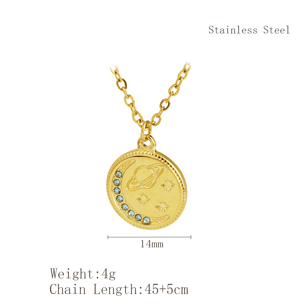 链长45cmx尾链5cmx吊坠直径14mm