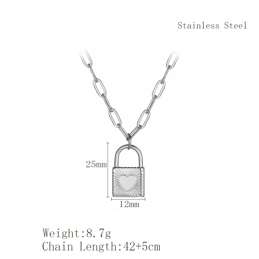 链长42cmx尾链5cmx锁吊坠长度25mmx吊坠宽度12mm